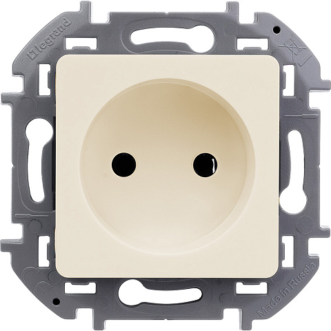 Legrand INSPIRIA Слоновая кость Розетка 2К - 16 А - 250 В