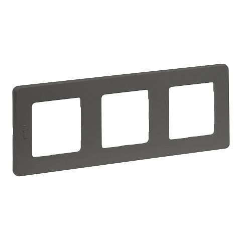 Legrand INSPIRIA Дымчатый Рамка - 3 поста