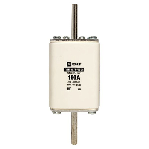 EKF PROxima Плавкая вставка ППН-35 250/100А габарит 1