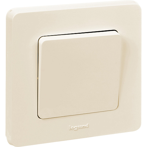 Legrand INSPIRIA Слоновая кость Выключатель одноклавишный 10 AX - 250 В