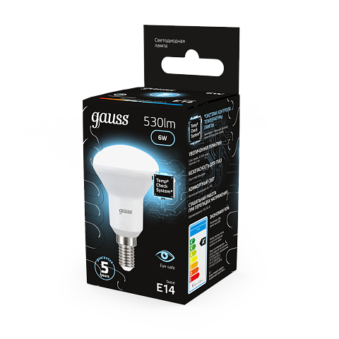 Gauss Лампа R50 6W 530lm 4100K Е14 LED