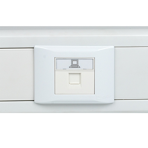 EKF PROxima Розетка RJ-45, категории 5e (ширина 2 модуля)