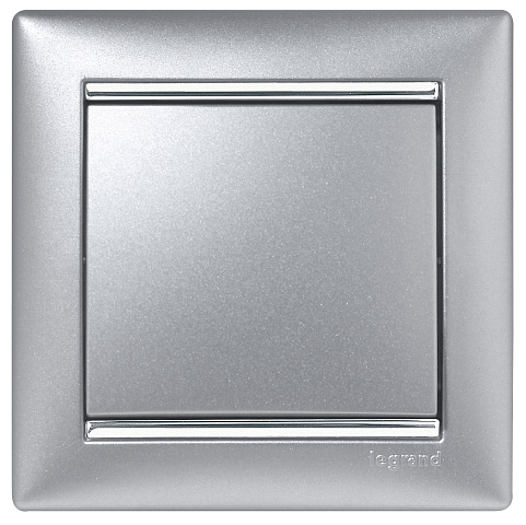 Legrand Valena Алюминий Выключатель 1-клавишный