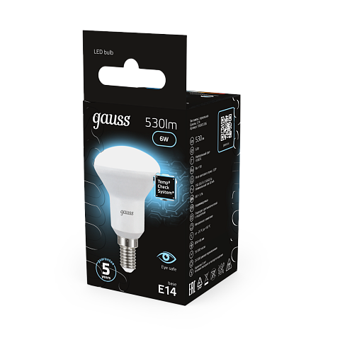 Gauss Лампа R50 6W 530lm 4100K Е14 LED