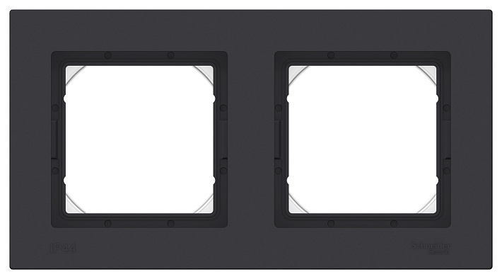 Systeme Electric AtlasDesign Aqua Карбон Рамка 2-ая IP44
