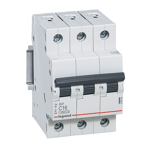 Legrand RX3 Автоматический выключатель 3P 40А (C) 4,5kA