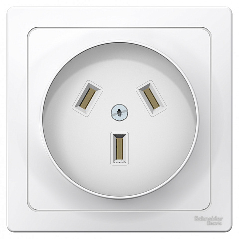 Systeme Electric Blanca внутр Бел Розетка силовая 2Р+N, 32А, 250В