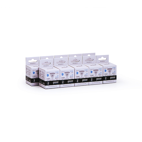 Gauss Лампа Elementary MR16 3.5W 300lm 4100K GU5.3 LED