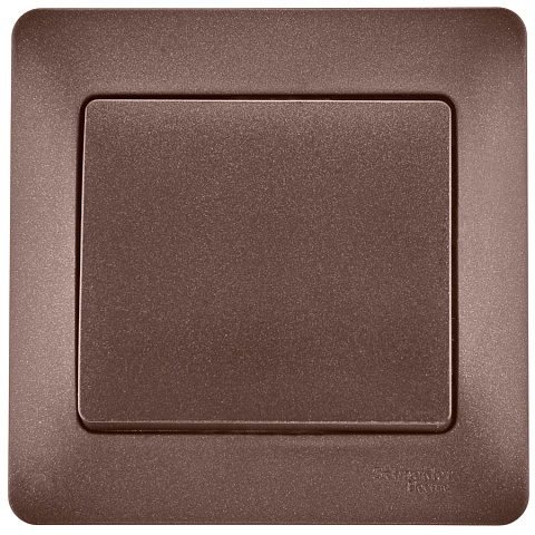Systeme Electric Glossa Антрацит Выключатель 1-клавишный, сх.1, 10АХ (в сборе)