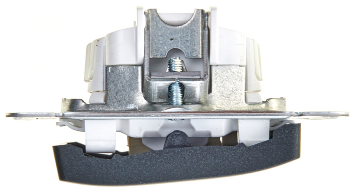 Systeme Electric Glossa Антрацит Выключатель 3-клавишный сх.3, 10AX