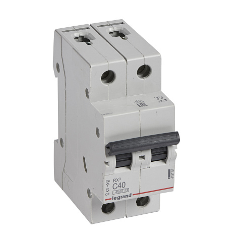 Legrand RX3 Автоматический выключатель 2P 40А (C) 4,5kA