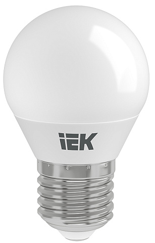IEK Лампа светодиодная ECO G45 шар 7Вт 230В 6500К E27