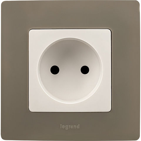 Legrand Etika Белый Розетка б/з, винтовые клеммы