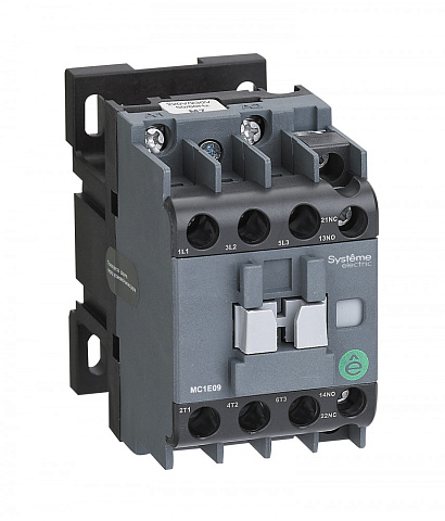 Systeme Electric Контактор MC1E 3P 18A НО+НЗ 220V/230V 50/60ГЦ