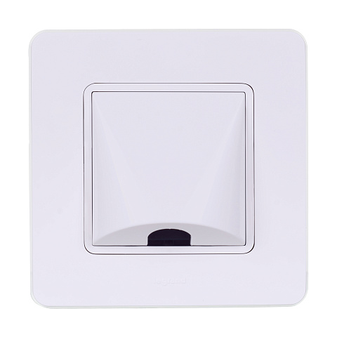 Legrand INSPIRIA Белый Вывод кабеля с зажимом для крепления
