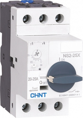 CHINT Пускатель NS2-25X 6-10A с поворотной ручкой (R)