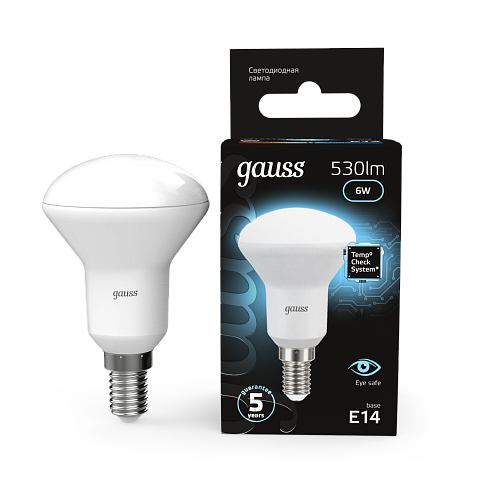 Gauss Лампа R50 6W 530lm 4100K Е14 LED