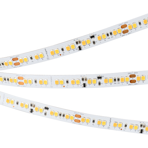 Arlight Светодиодная лента RT-A168-10mm 24V Dim-To-Warm (14.4 W/m, IP20, 2835, 5m) (Открытый)