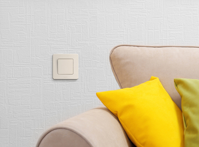 Legrand INSPIRIA Слоновая кость Выключатель одноклавишный 10 AX - 250 В
