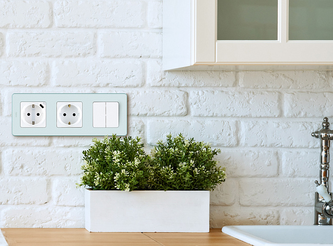 Legrand INSPIRIA Белый Розетка 2К+З немецкий стандарт 16А 250В со встроенным зарядным устройством USB C 1.5А 5В