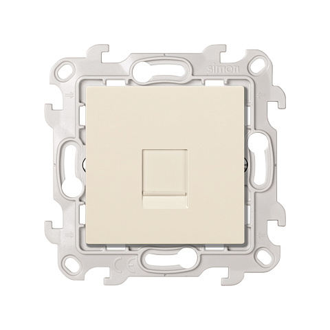 Simon 24 Слоновая кость Розетка RJ45 кат. 5е UTP