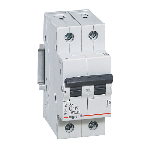 Legrand RX3 Автоматический выключатель 2P 63А (C) 4,5kA