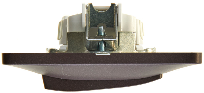 Systeme Electric Glossa Антрацит Выключатель 1-клавишный, сх.1, 10АХ (в сборе)