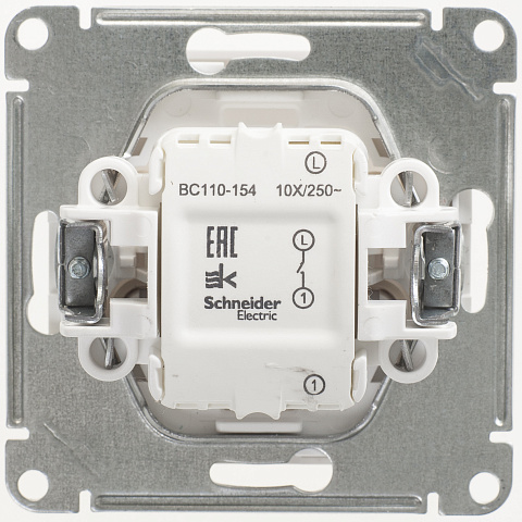 Systeme Electric Wessen 59 Бел Выключатель 1-клавишный, 10АХ