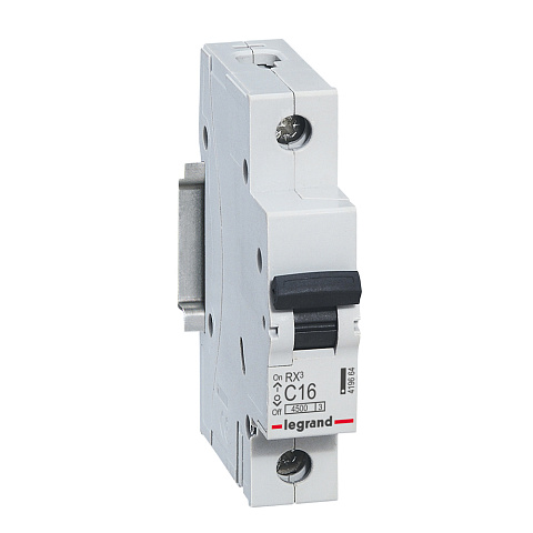 Legrand RX3 Автоматический выключатель 1P 16А (C) 4,5kA