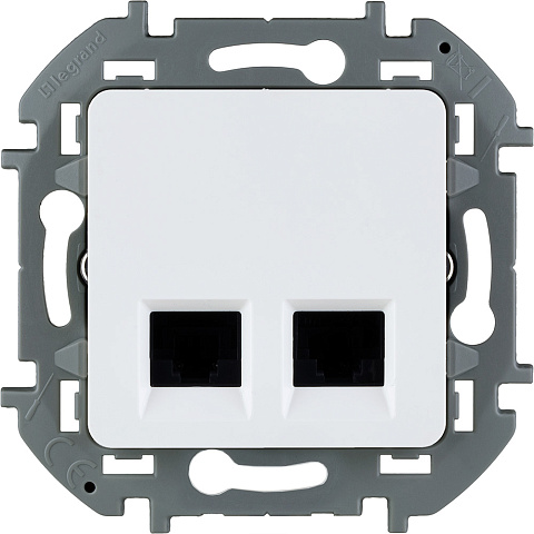 Legrand INSPIRIA Белый Двойная розетка RJ 45 - категория 6 - UTP