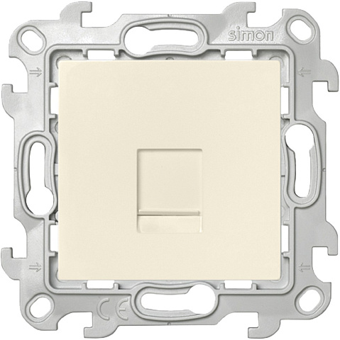 Simon 24 Слоновая кость Розетка RJ45 кат. 5е UTP