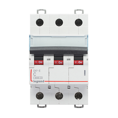 Legrand DX3-E Автоматический выключатель 3P 32А (С) 6000/6kA