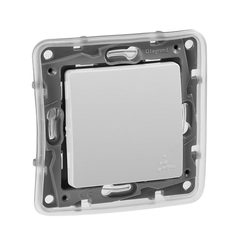 Legrand Etika Белый Выключатель/Переключатель IP44 10А