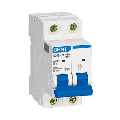 CHINT Авт. выкл. NXB-63S 2P 20А 4.5kA х-ка C (R)