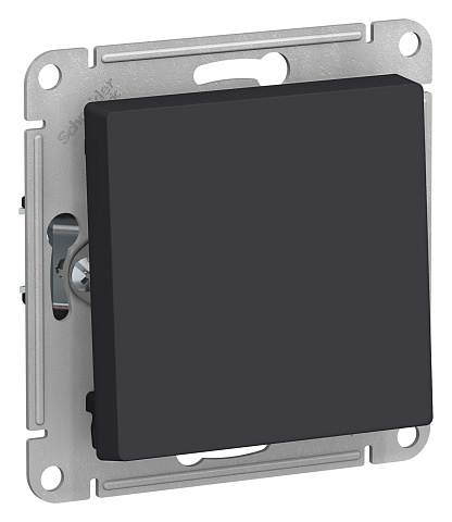Systeme Electric AtlasDesign Карбон Кнопка нажимная сх.1, 10АХ, механизм
