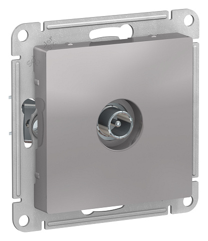 Systeme Electric AtlasDesign Алюминий Розетка TV оконечная 1DB, механизм