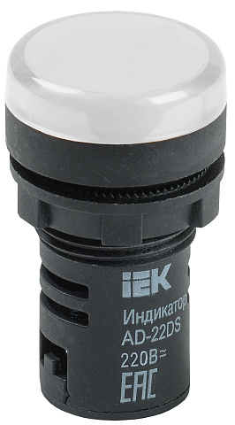 IEK Лампа AD22DS(LED)матрица d22мм белый 230В